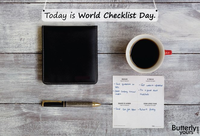 World Checklist Day